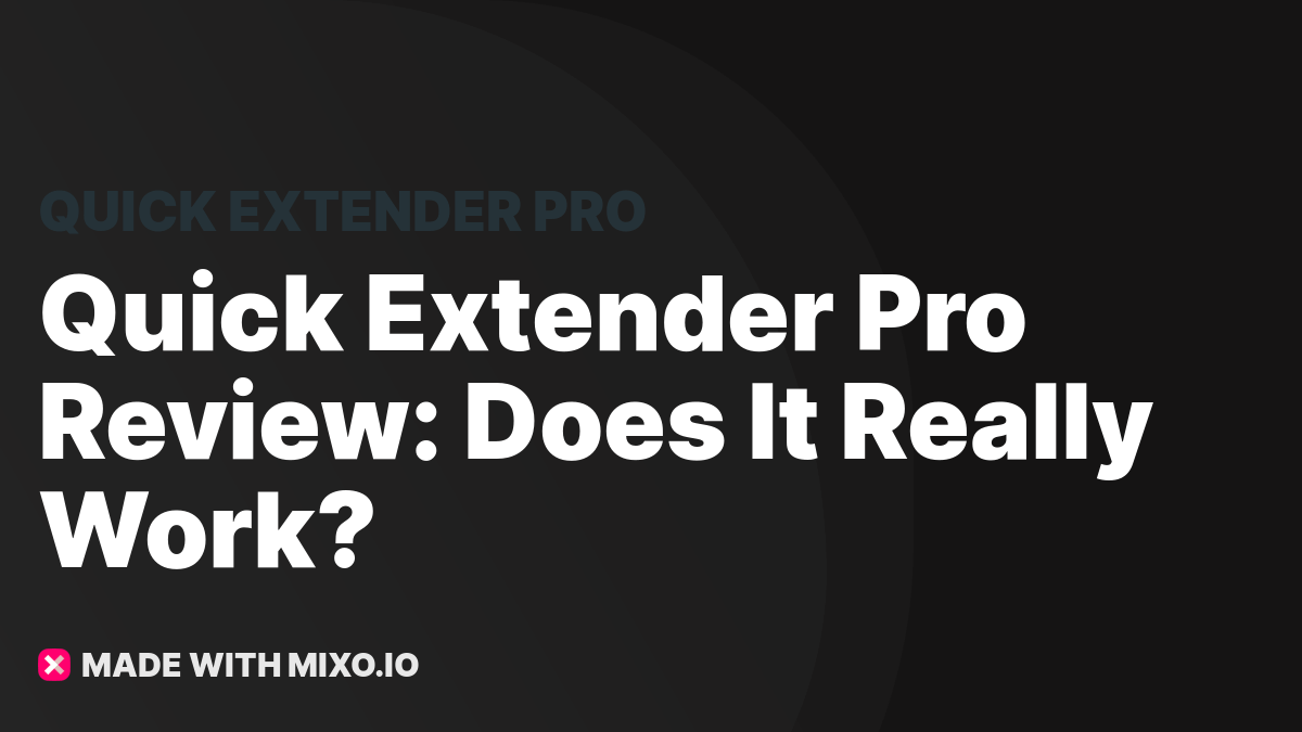 Quick Extender Pro Review 1 Penis Extender Does It Really Work?