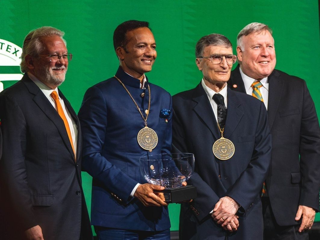 University of Texas honors Naveen Jindal