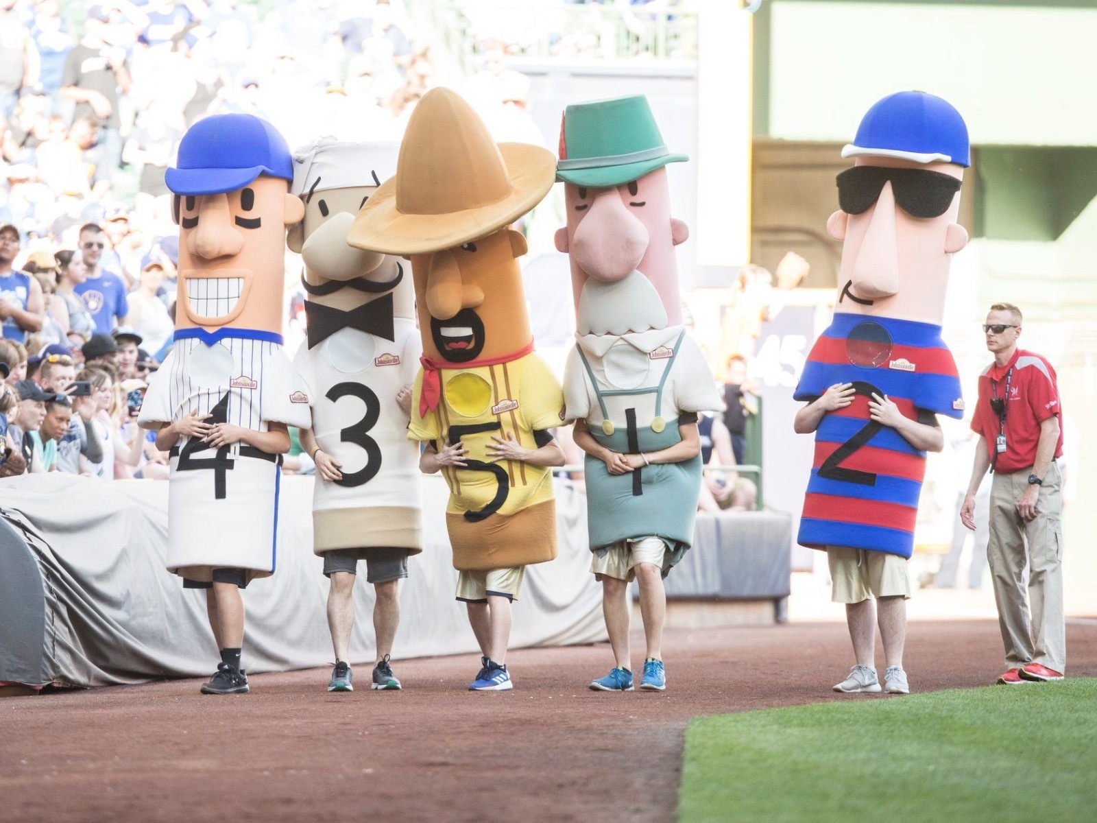 You too could be a racing sausage as a part of the Brewers' Brew Crew