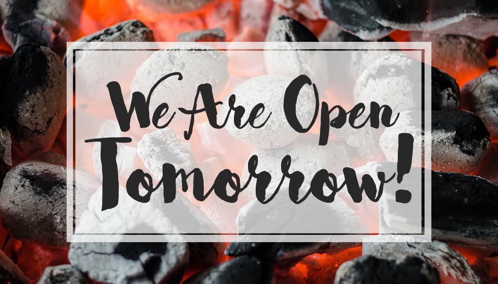 We Are Open Tomorrow! 16 December 2015 The Orms Photographic Blog