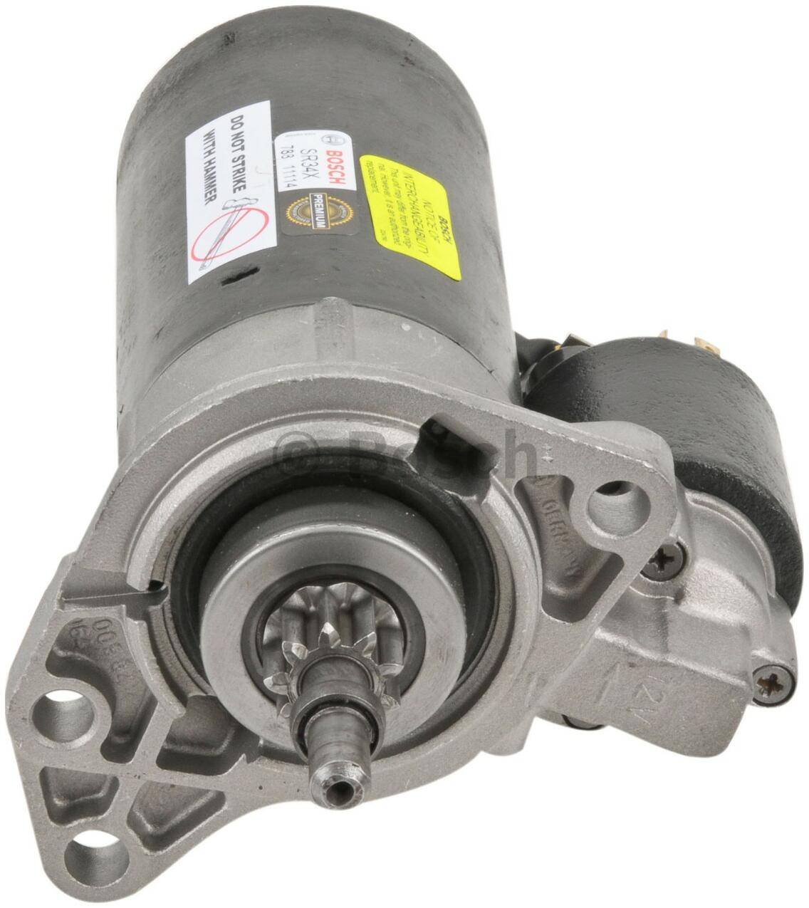 VW Starter Motor (Rebuilt) 068911023TX Bosch SR34X Bosch SR34X