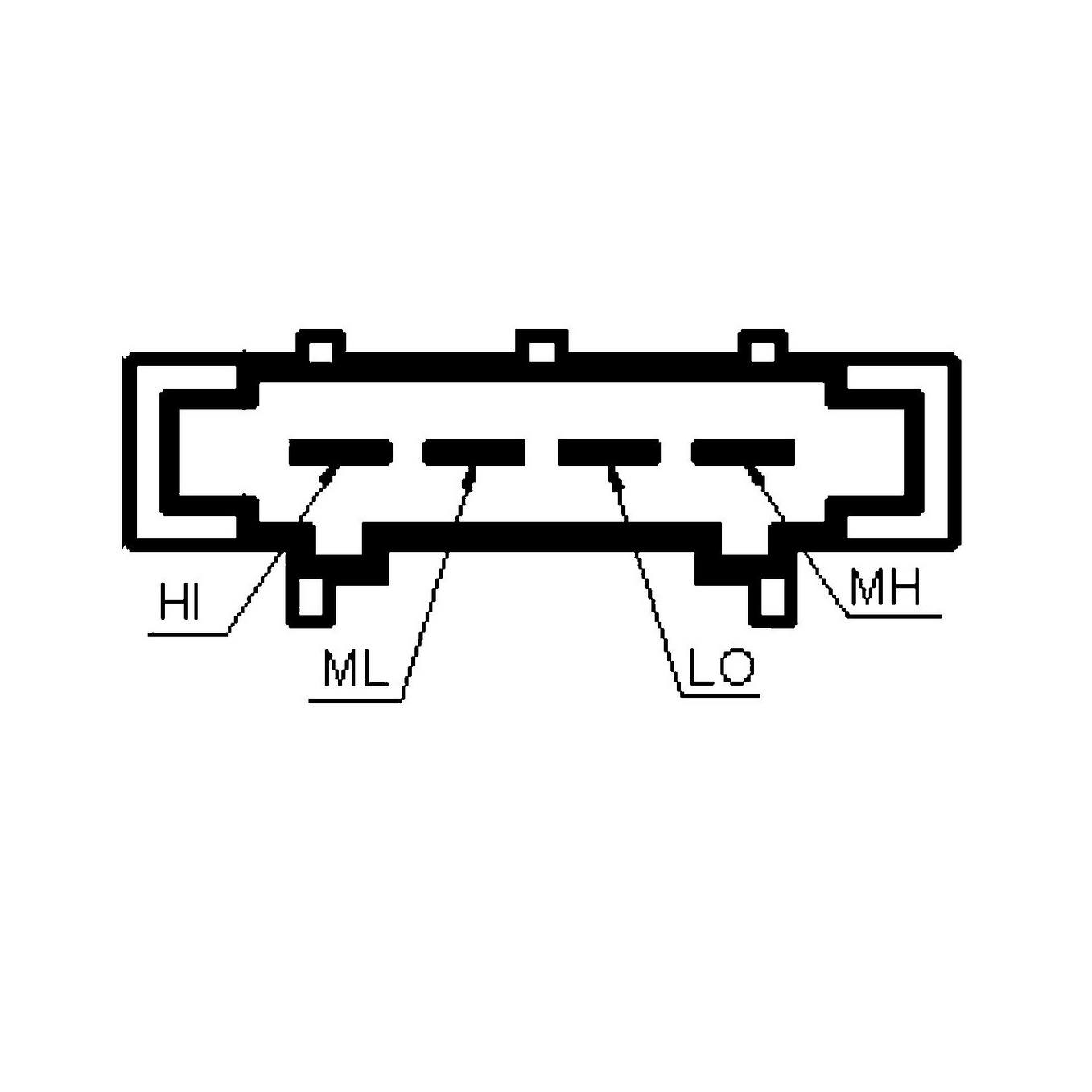 Blower Motor Resistor MAHLE ABR98000P