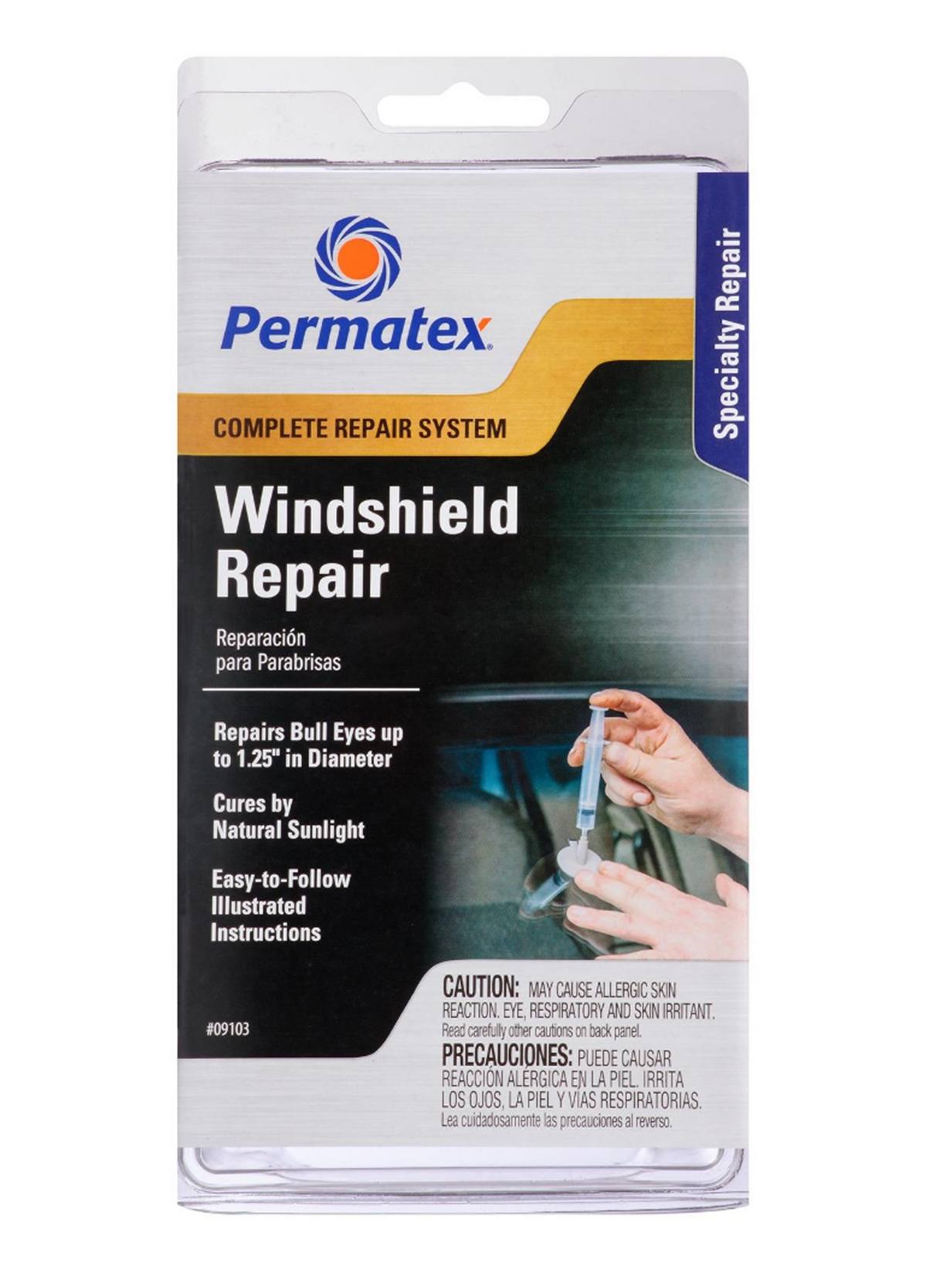 Windshield Repair Kit – Permatex 09103 Permatex 09103