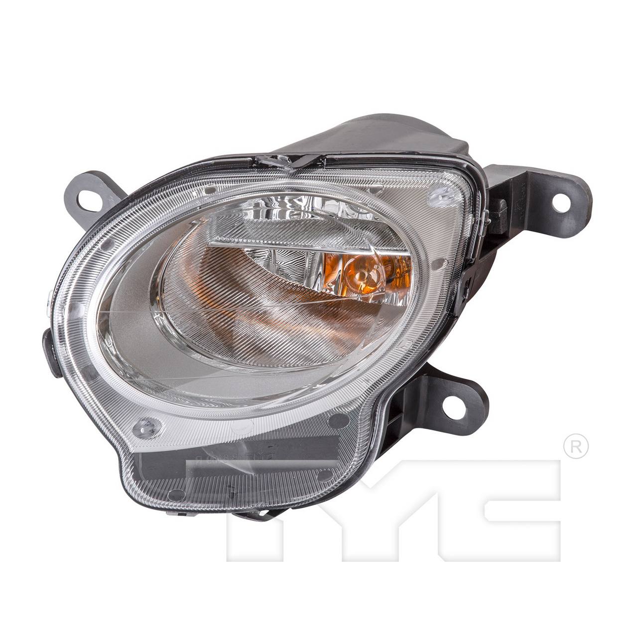 Turn Signal / Parking Light Assembly Front Driver Side (Halogen) (Clear) (With Chrome Trim