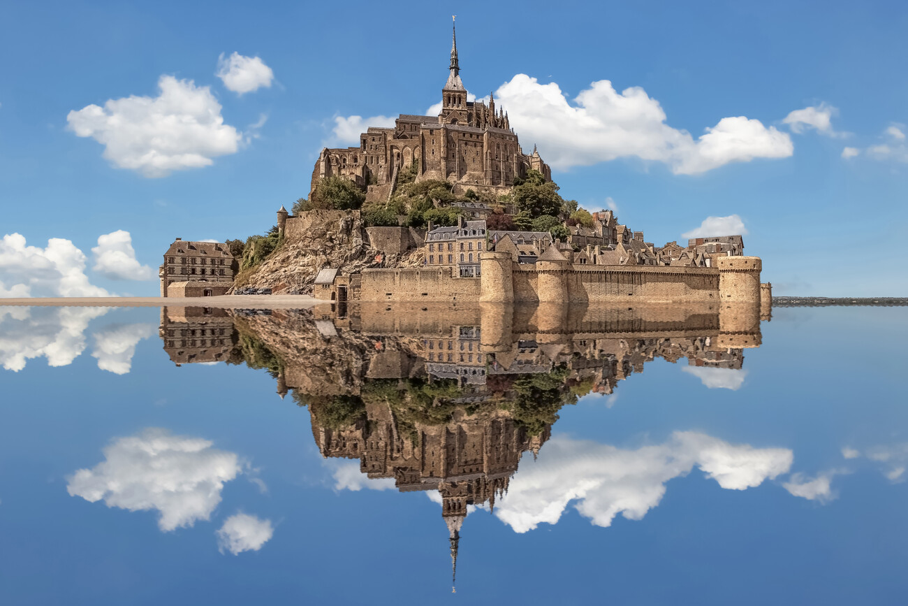 The MontSaintMichel Poster, Kunstdrucke, Fototapeten Europosters
