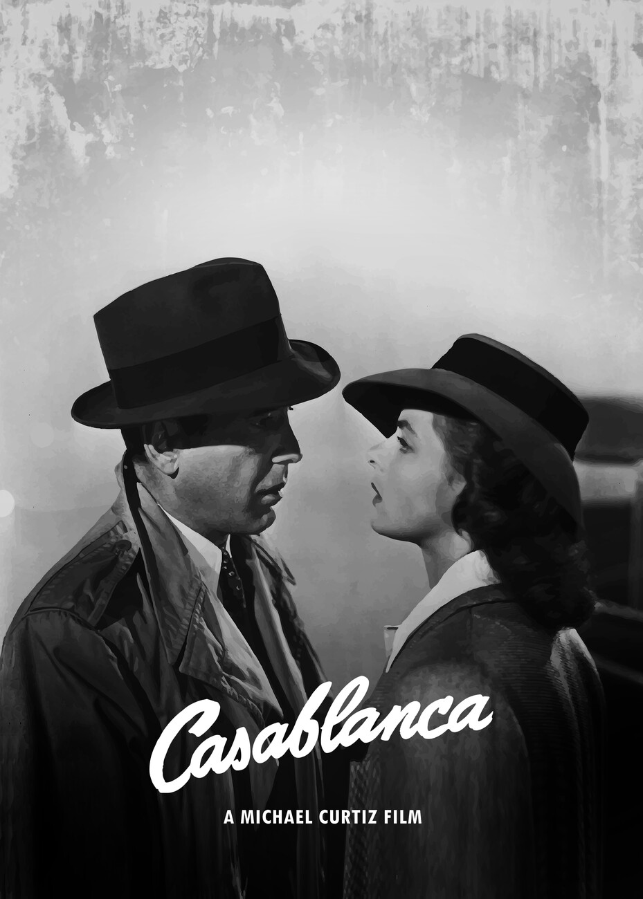 Umělecká ilustrace Black and white romance Posters.cz