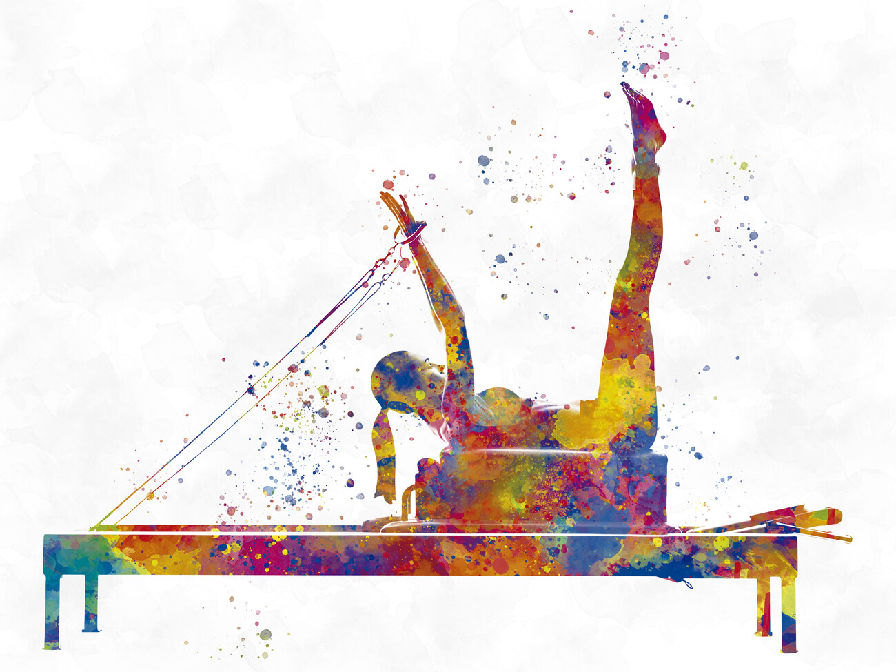 Wall Art Print gymnastics exercise Europosters