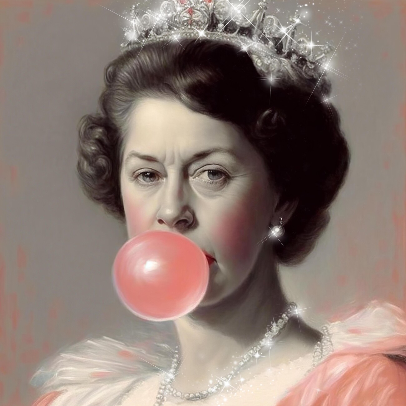 Wall Art Print Glitter Queen Europosters