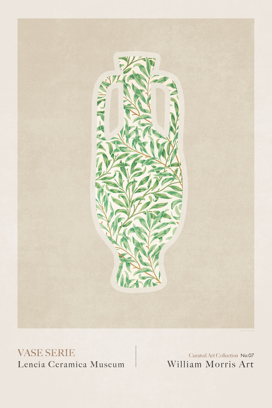 Wall Art Print Emel Tunaboylu Greek Vase 07 William Morris