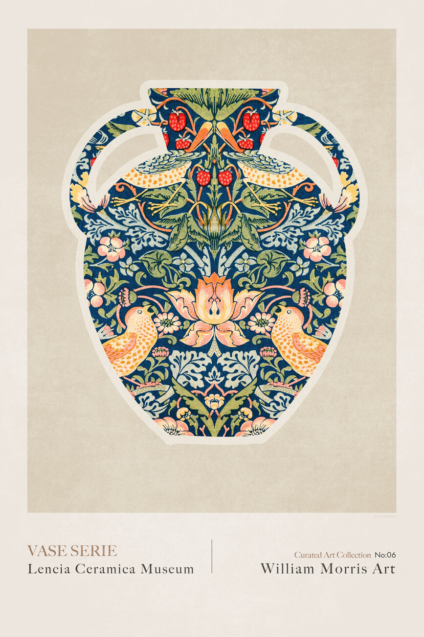 Wall Art Print Emel Tunaboylu Greek Vase 06 William Morris