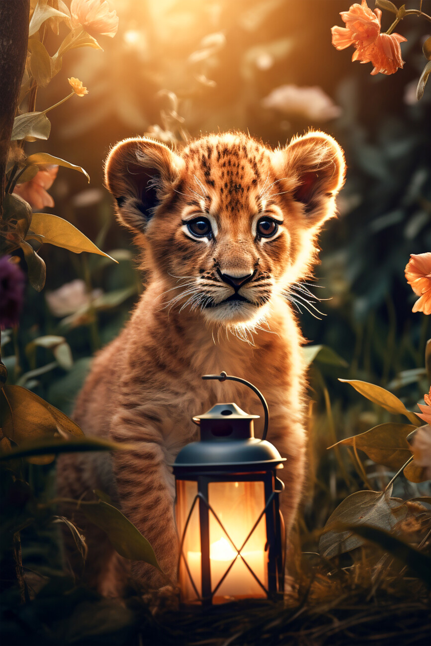 Cute Lion Cubs Wallpapers