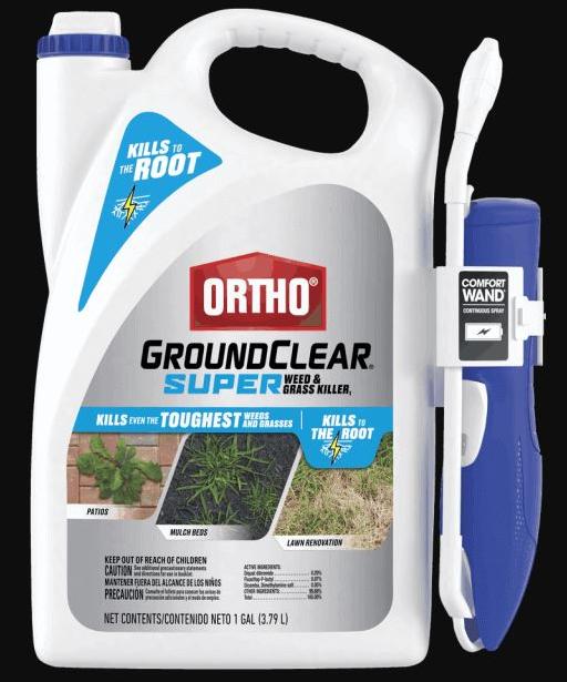 Ortho GroundClear Super 1 Gal. Weed & Grass Killer with Comfort Wand