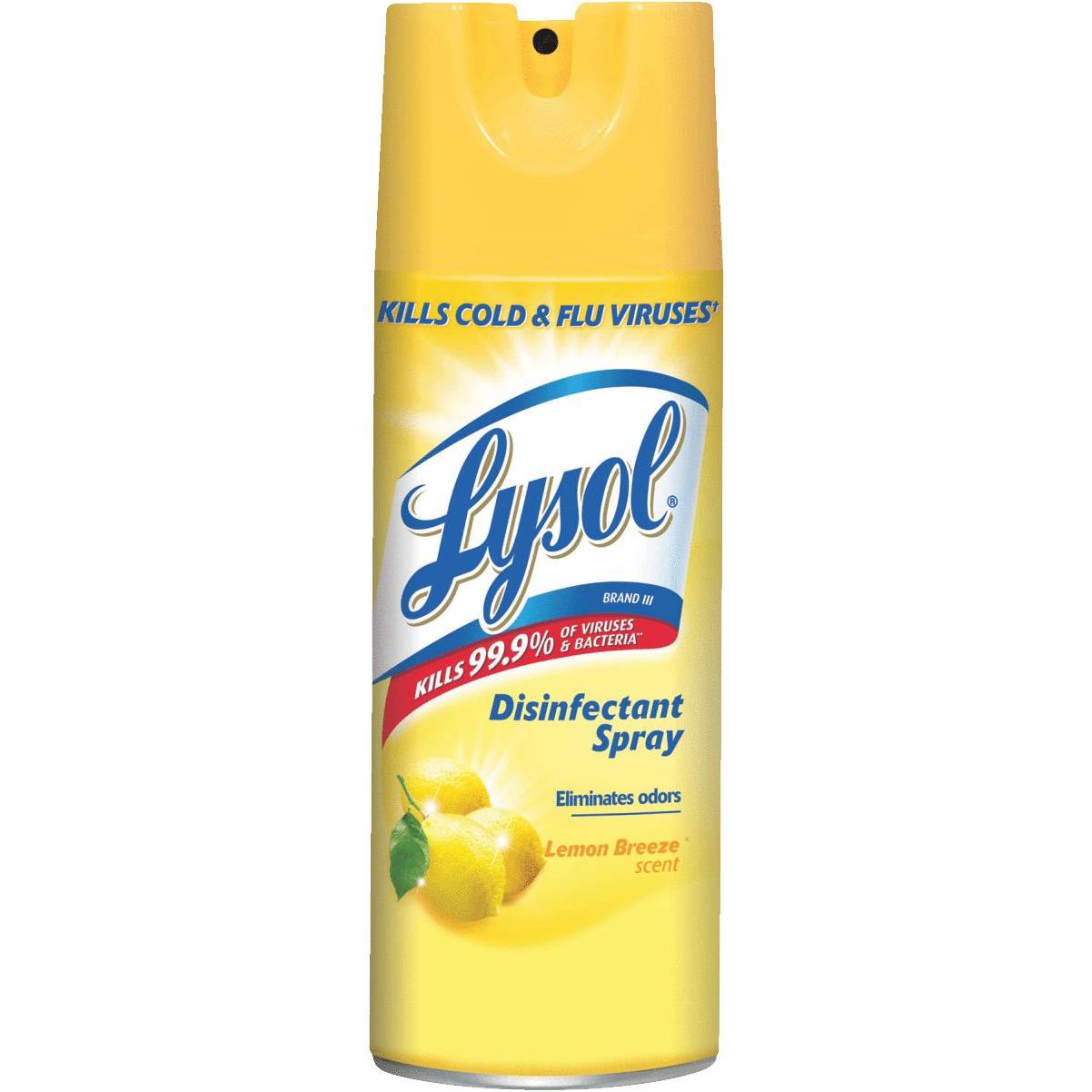 Lysol 12.5 Oz. Lemon Breeze Disinfectant Spray Old Cuyama Do it Best