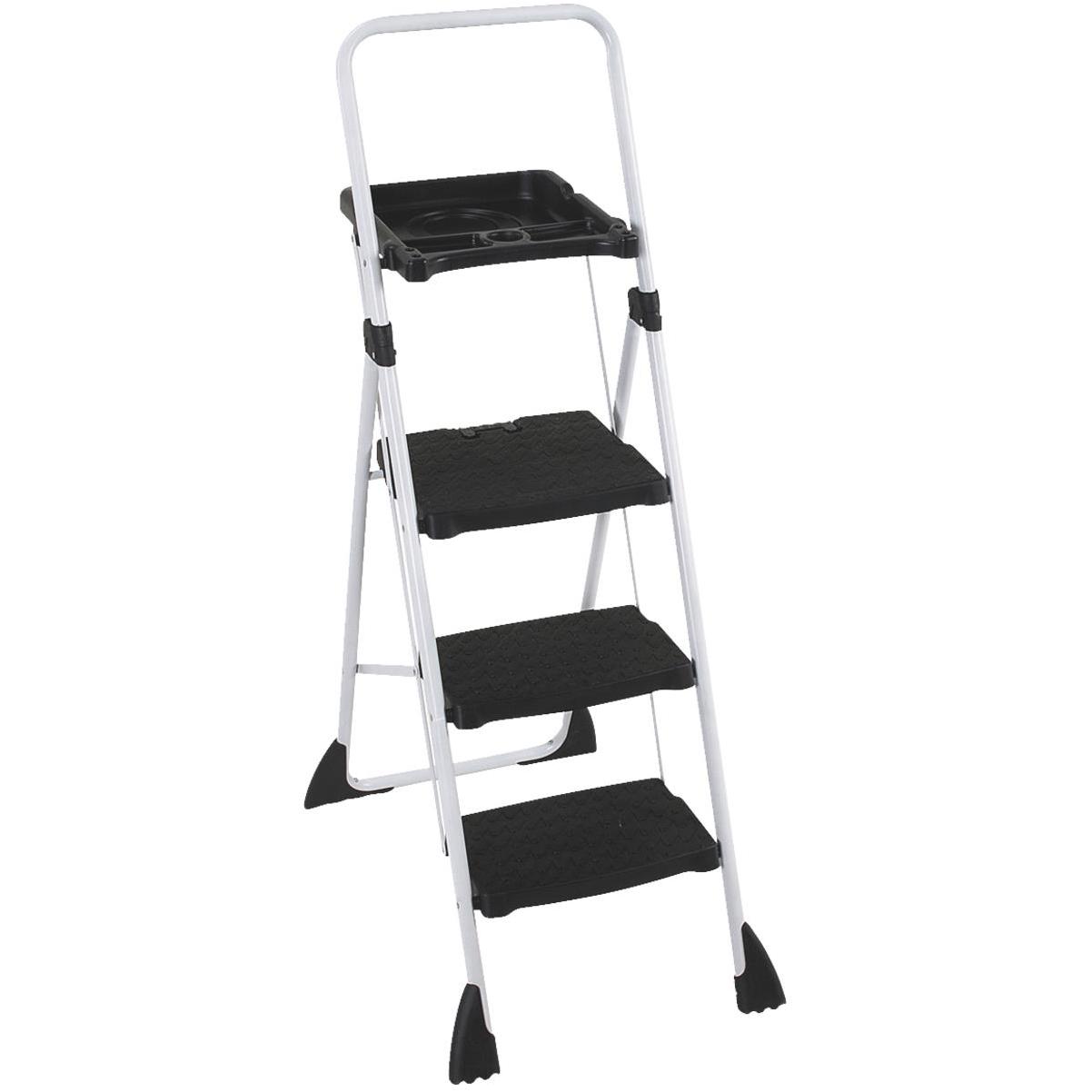 Cosco TriStepPlus Tubular Steel Platform Ladder with 225 Lb. Load