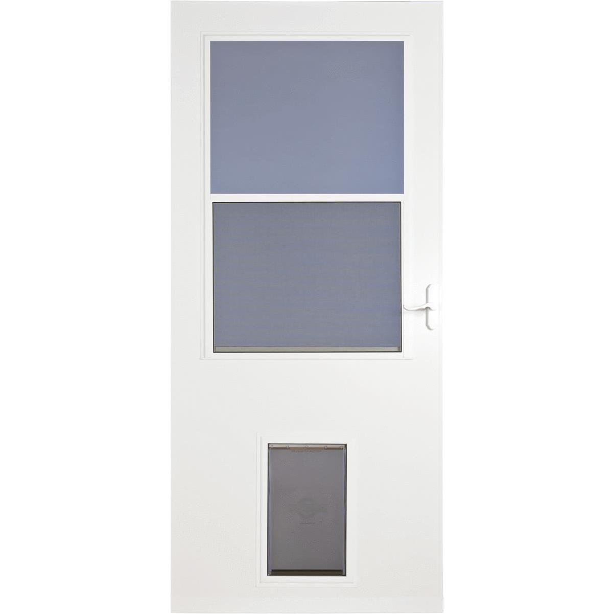 Larson LifeCore DuraTech 32 In. W x 81 In. H x 1 In. Thick White Self