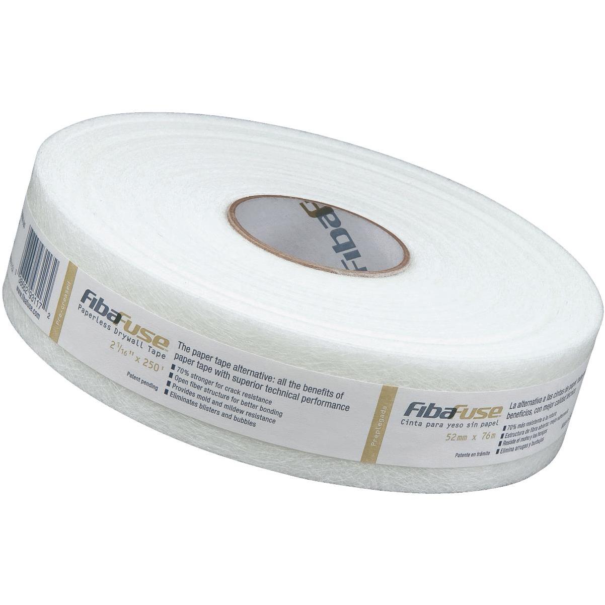 FibaFuse 21/16 In. X 250 Ft. Paperless Drywall Tape Elitsac, Inc.