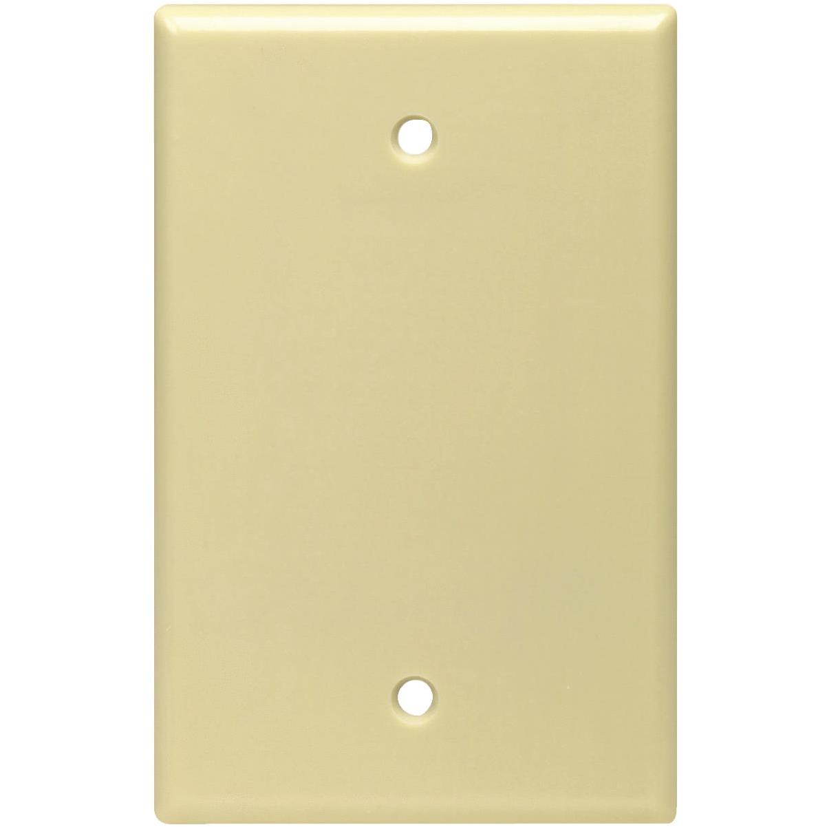 Leviton 1Gang Midway Thermoset Blank Wall Plate, Ivory Elitsac, Inc.