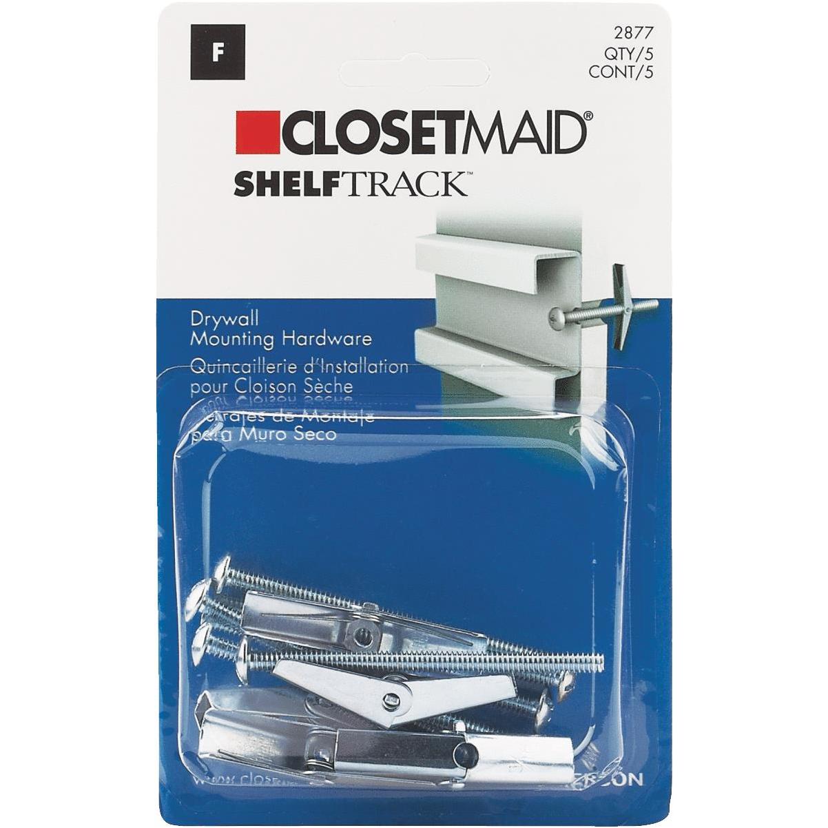 Closetmaid ShelfTrack 5Piece Hang Track Mounting Hardware Elitsac, Inc.