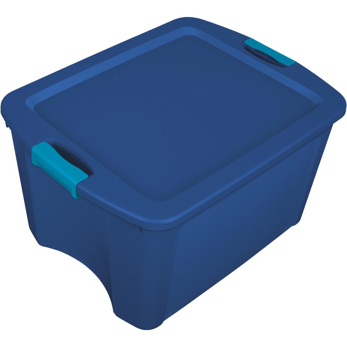 Sterilite 26 Gallon Latch Carry Plastic Storage Tote Container Box