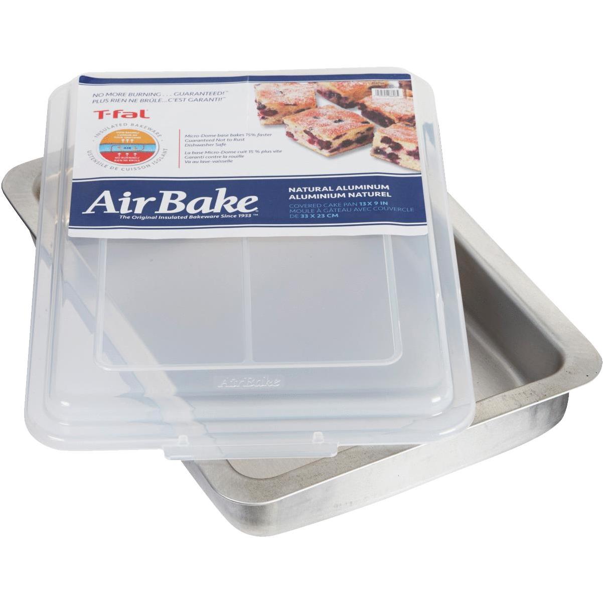 Cake Pans AirBake Natural Cake Pan with Cover 13 x 9 in Kitchen