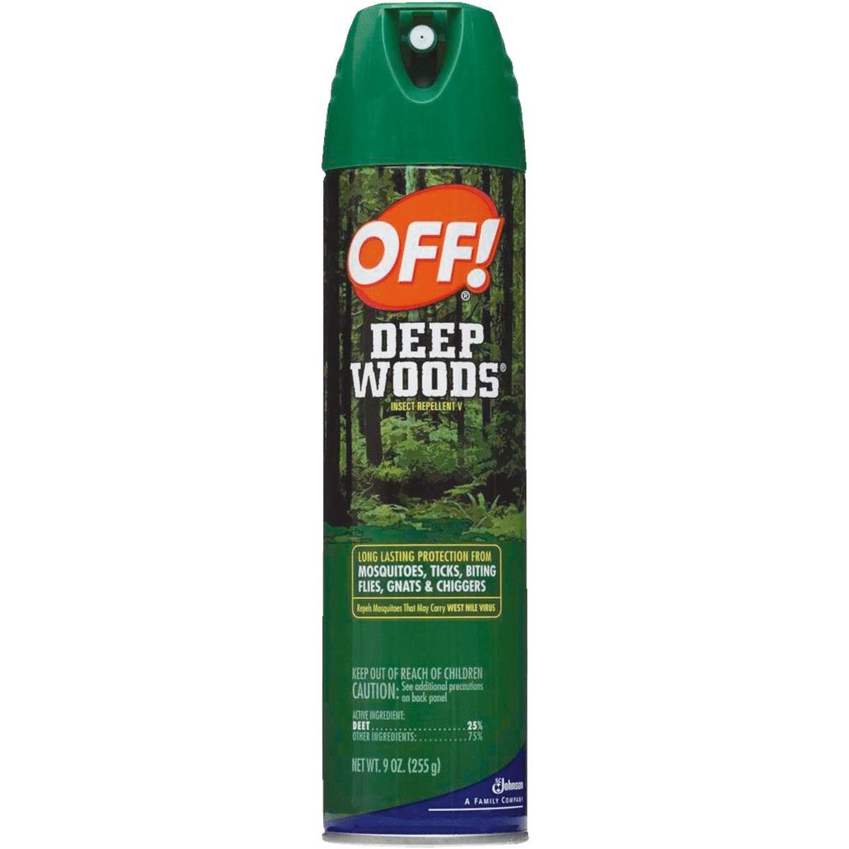 Deep Woods Off 9 Oz. Insect Repellent Aerosol Spray Hills Flat Lumber