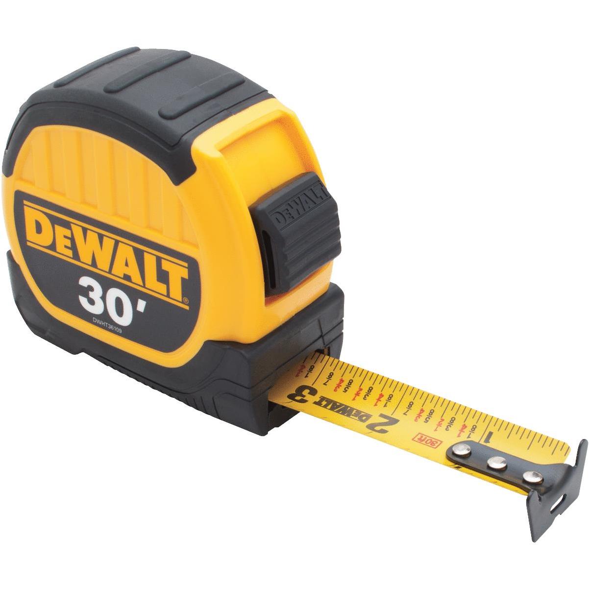 DEWALT ATOMIC 30 Ft. Tape Measure Hills Flat Lumber