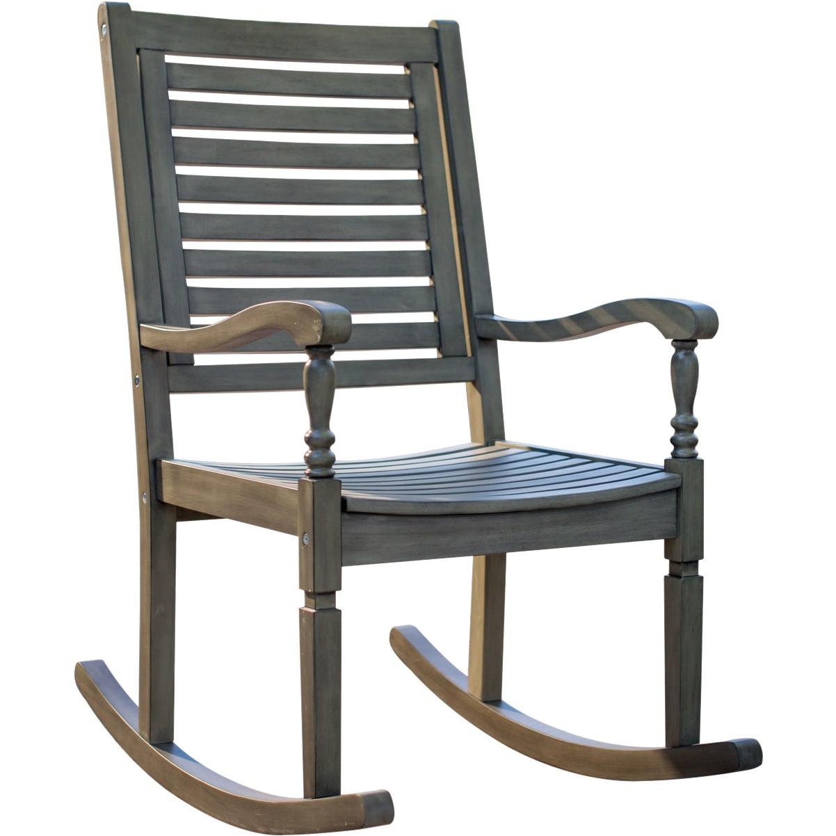 Leigh Country Sequoia Bayhouse Gray Acacia Wood Rocking Chair Elitsac, Inc.