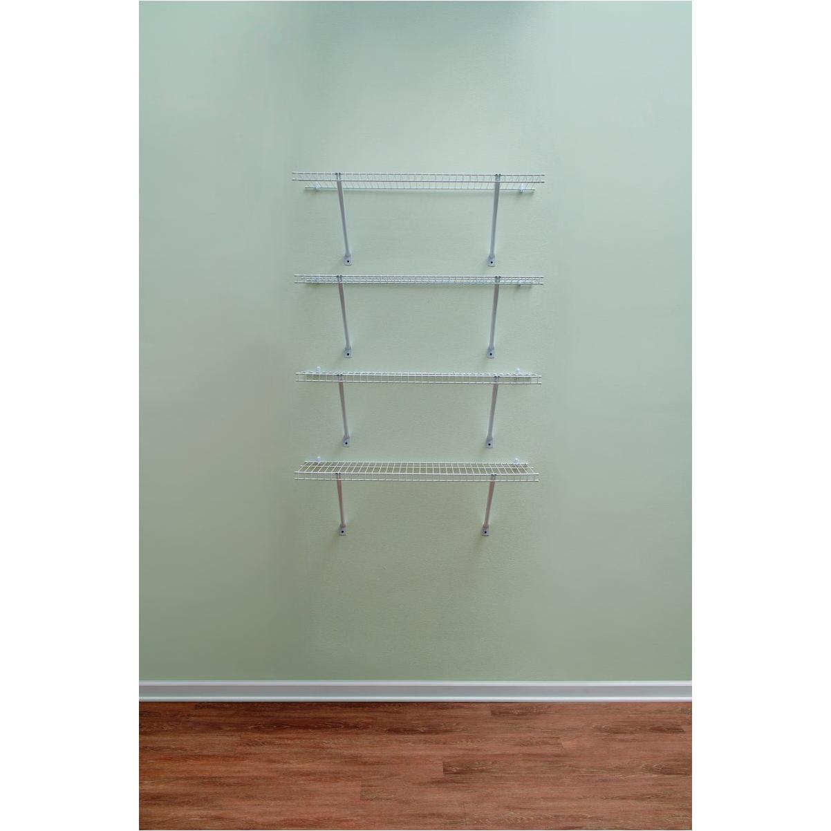 Rubbermaid 36 In. 4Shelf Linen Closet Kit Elitsac, Inc.