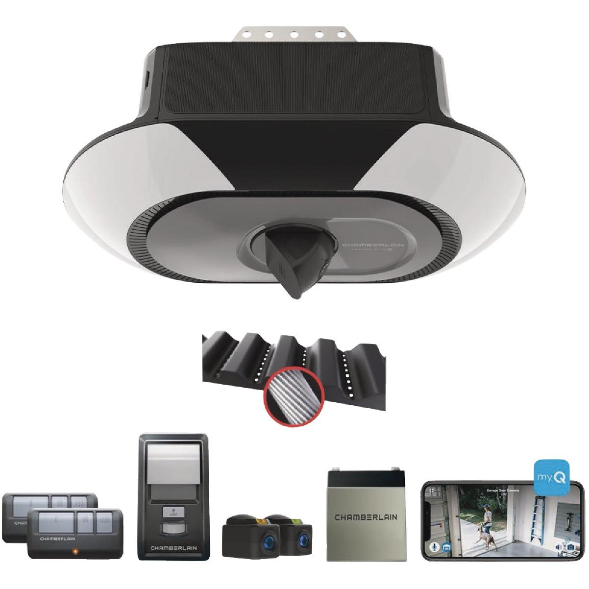 Chamberlain B6753T 11/4 HP myQ Secure View Smart Belt Drive Garage