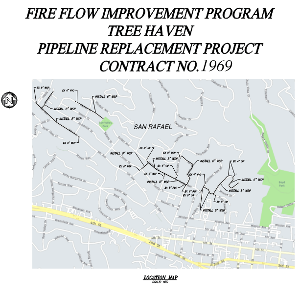 Treehaven Fire Flow Improvement Program Pipeline Replacement Project