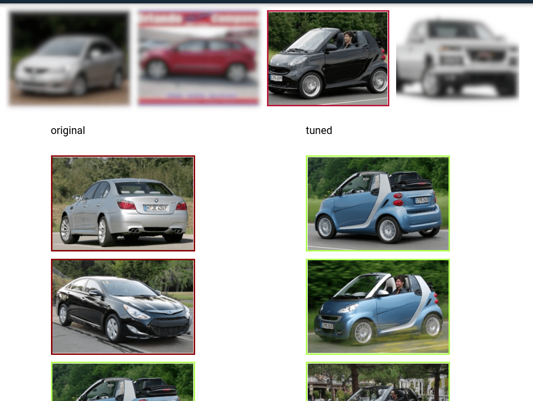 Similar cars search with similarity learning — Quaterion documentation