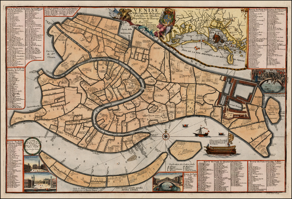 Pain Points De La Carte De Venise Au Moyen Âge Venise Ville Capitale de la plus Celebre, et Illustre Republique de l