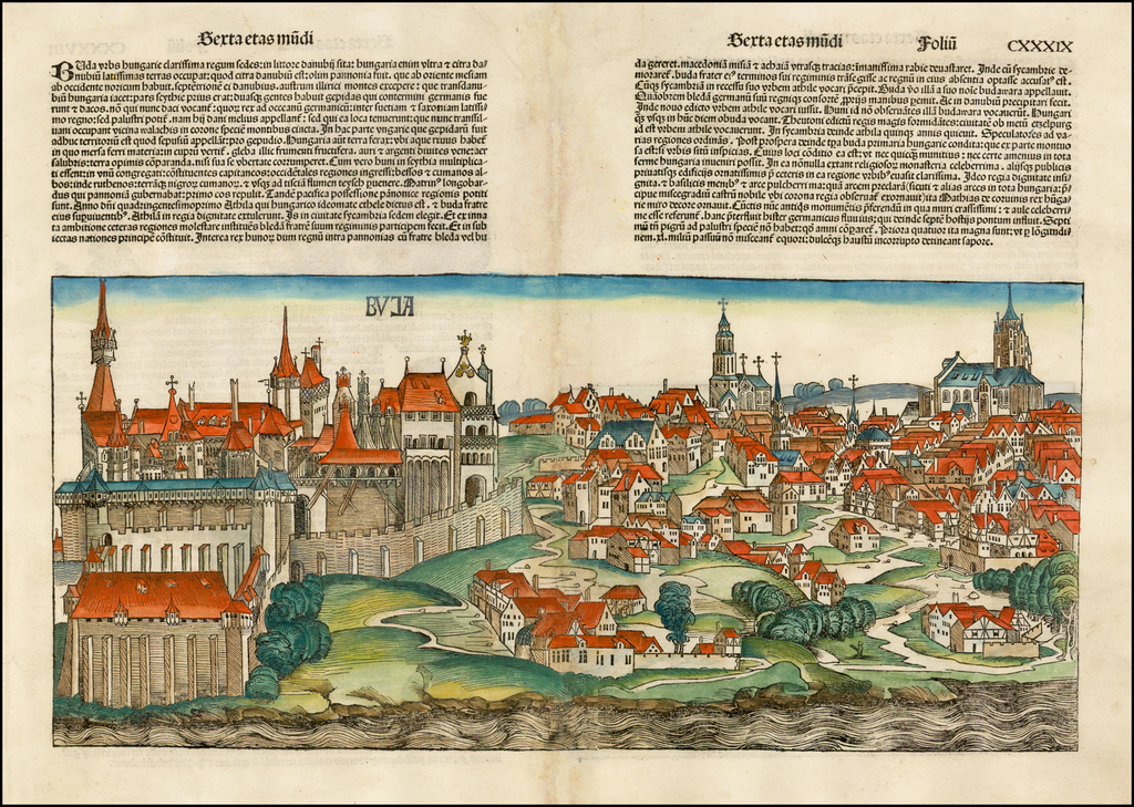 Buda Europe Map 1800S Buda (Budapest) Barry Lawrence Ruderman Antique Maps Inc.
