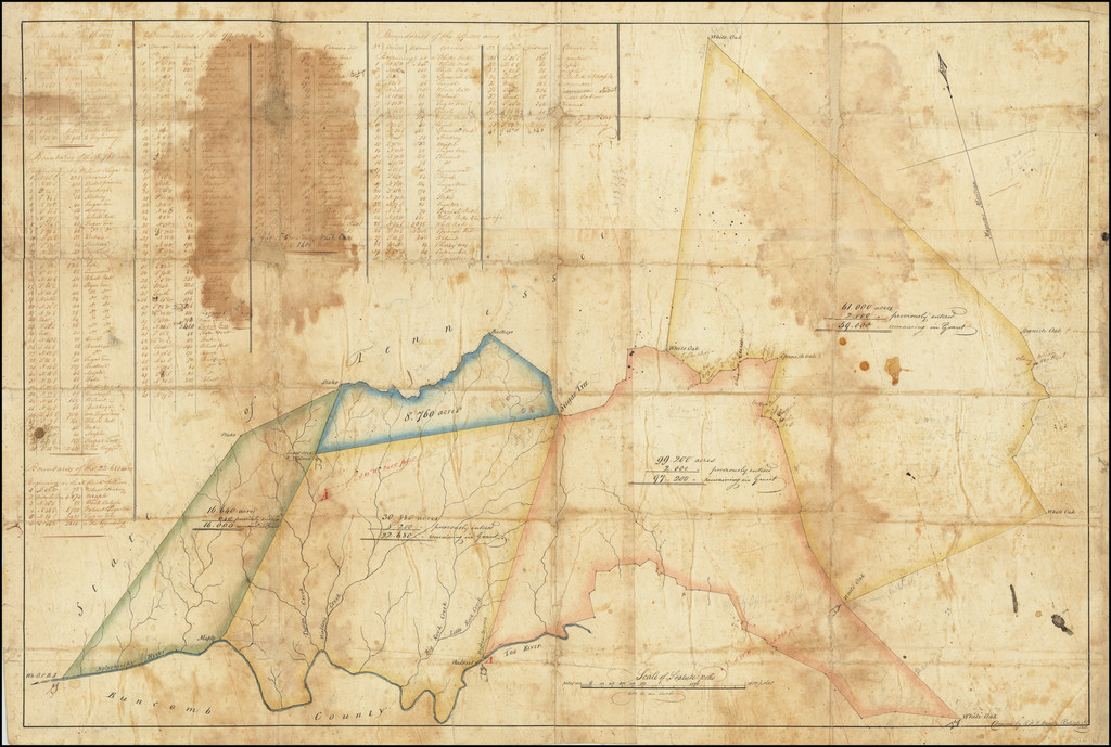[Burke County, North Carolina] Plan of the 16,000, 22,680, 8,760