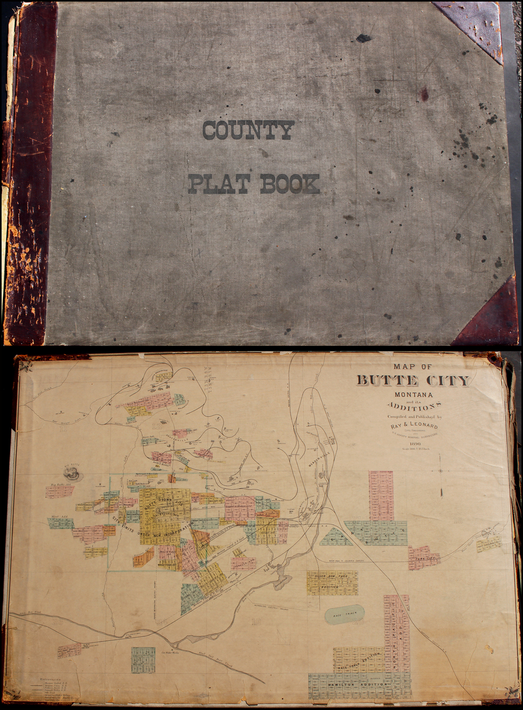 [Butte, Silver Bow County, Montana] County Plat Book Barry Lawrence Ruderman Antique Maps Inc.