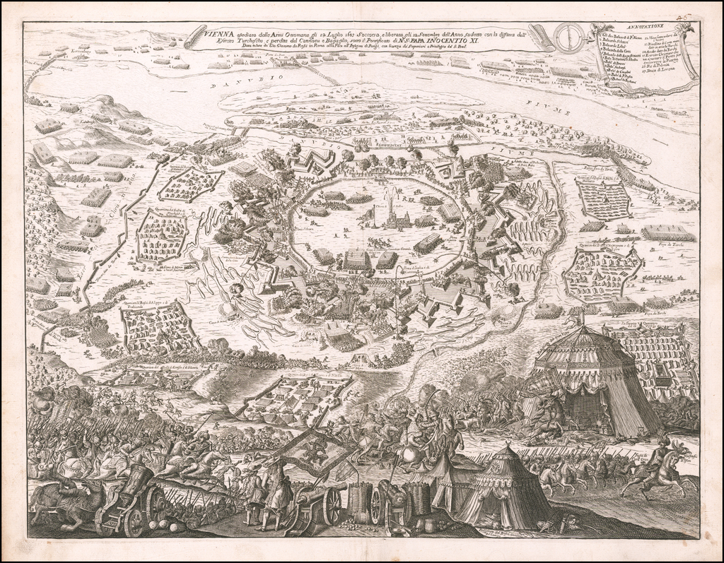 Vienna 1683 Map
