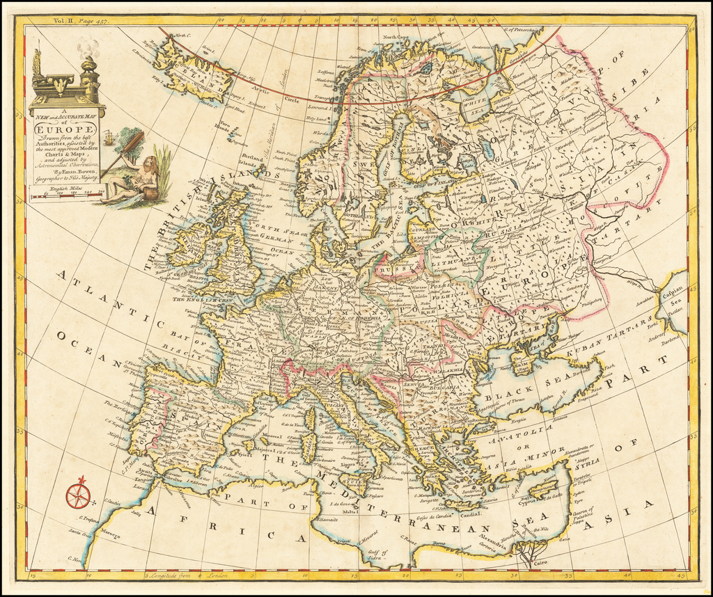 Accurate Map Of Europe 50 Bc A New and Accurate Map of Europe Drawn From the best Authorities and