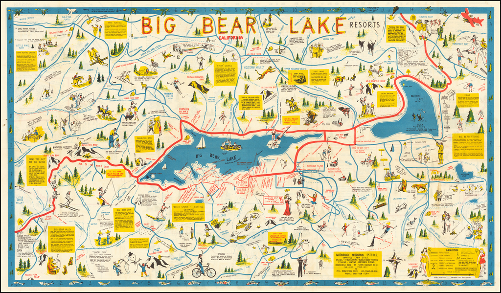 Map to Big Bear Google My Maps