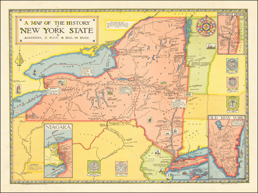 A Map of the History of New York State Barry Lawrence Ruderman