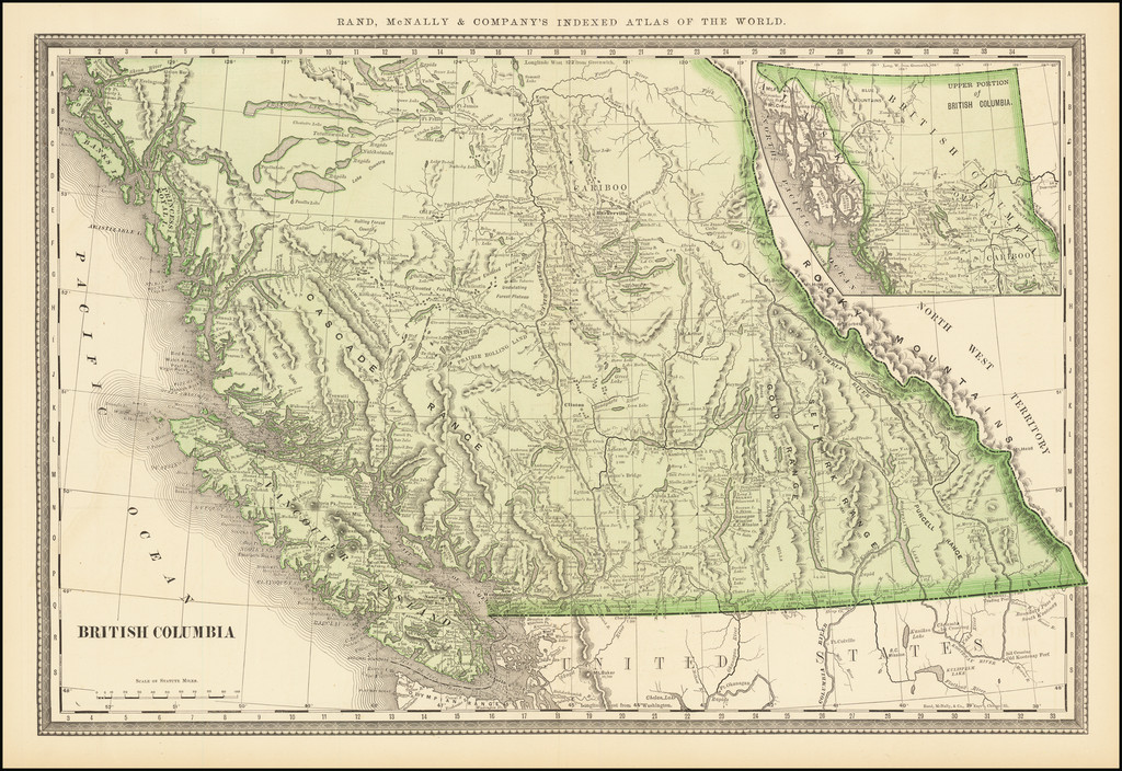 Historical Maps British Columbia British Columbia - Barry Lawrence Ruderman Antique Maps Inc.