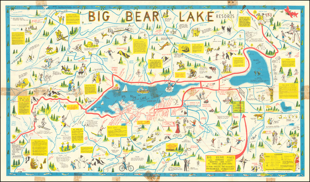 Big Bear, CA Map & Directions MapQuest