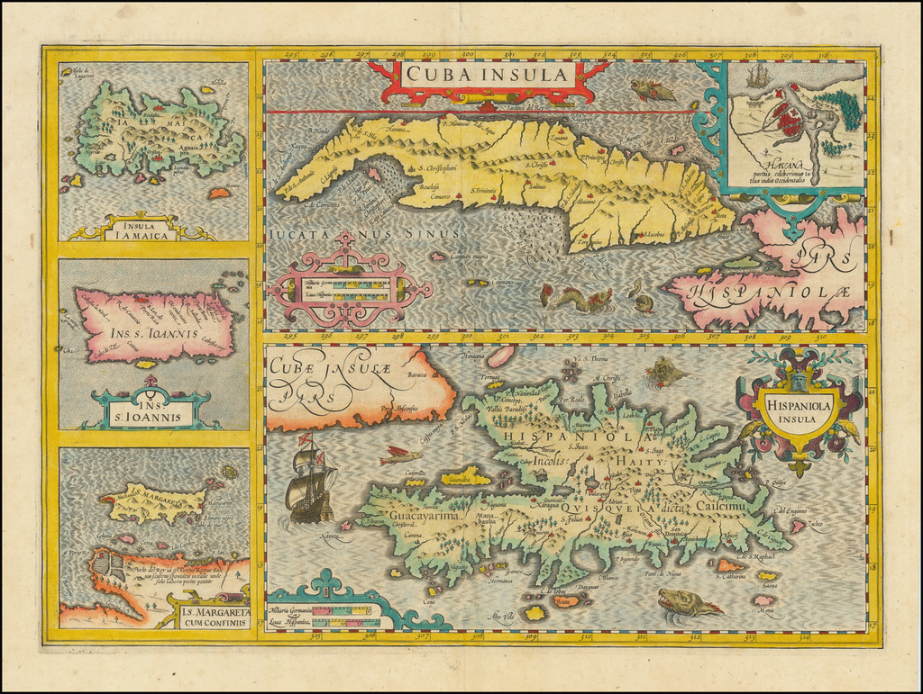Cuba Insula [with] Hispaniola Insula [with] Insula Jamaica [with] Ins