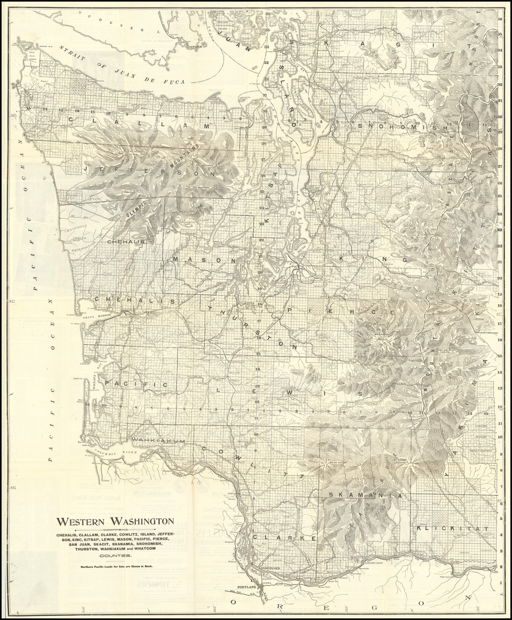 Western Washington Comprising Chehalis, Clallam, Clarke, Cowlitz