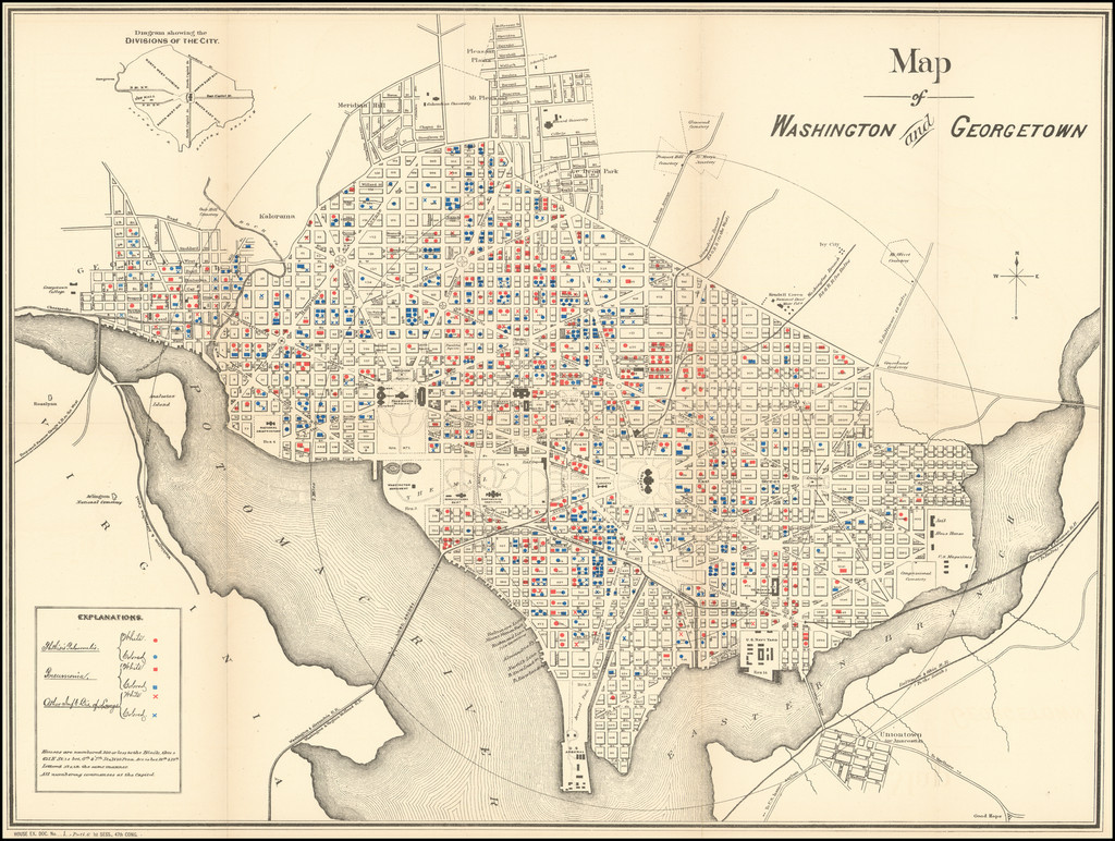 [ Lung Disease Epidemiology Map ] Map of Washington and