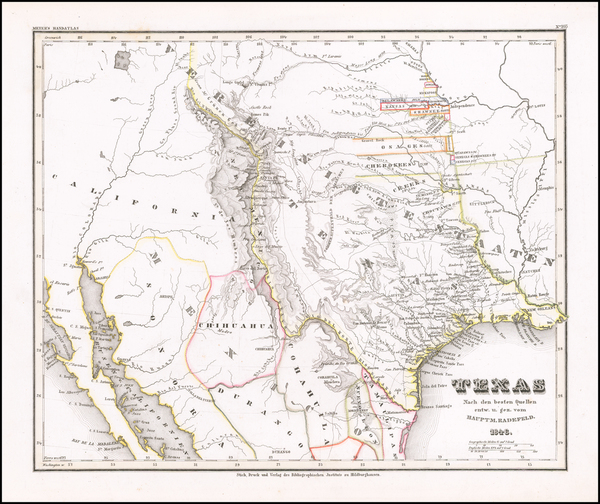 Texas New Mexico Border Map