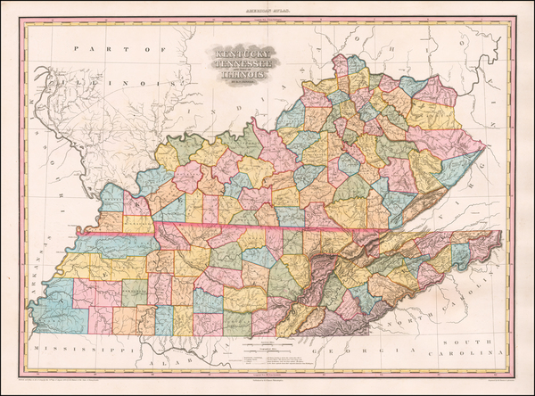 Map Of Kentucky Tennessee Border Map Of Tennessee And Kentucky Border