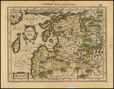 Prussiae Regionis Sarmatiae Europeae Nobiliss Vera Et Nova Descriptio 1584 Barry Lawrence Ruderman Antique Maps Inc