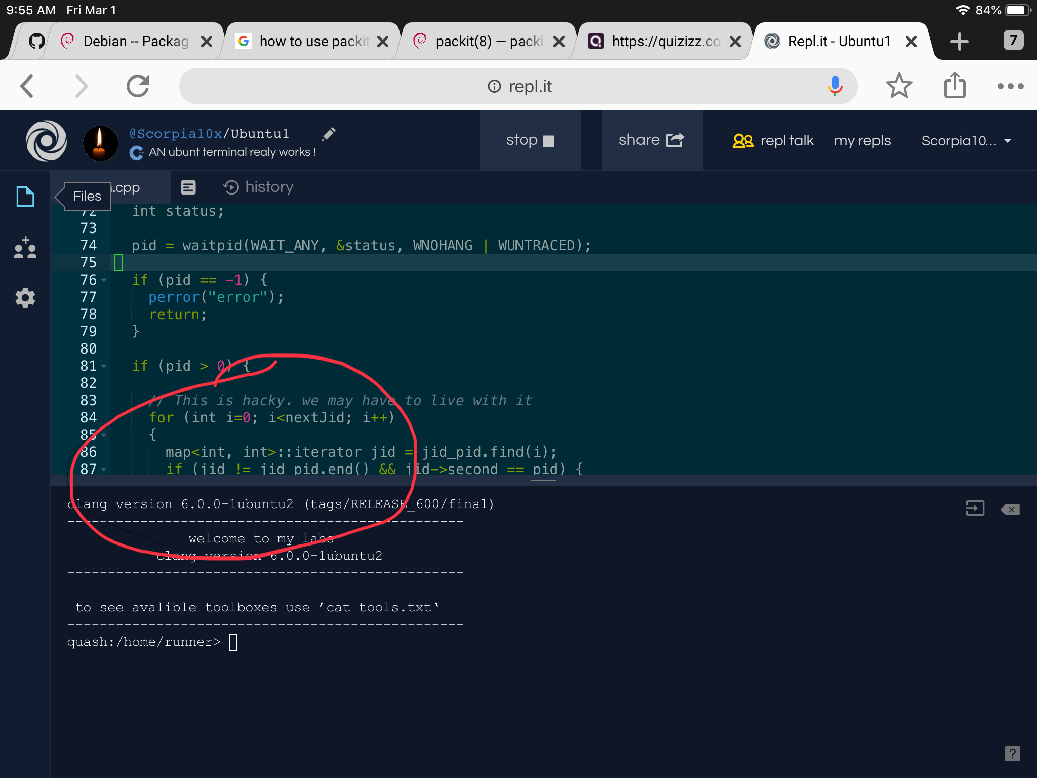 Repl problems Replit