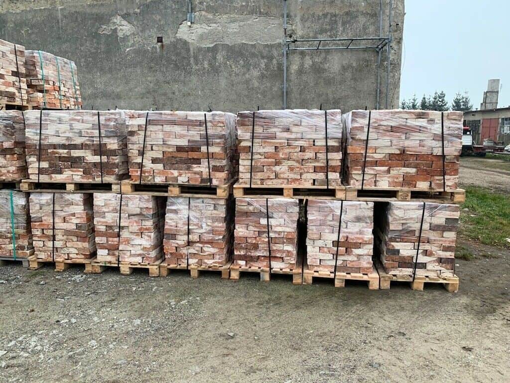 Alte Ziegelsteine Mauersteine Backstein 5500 Stück Klosterformat kaufen