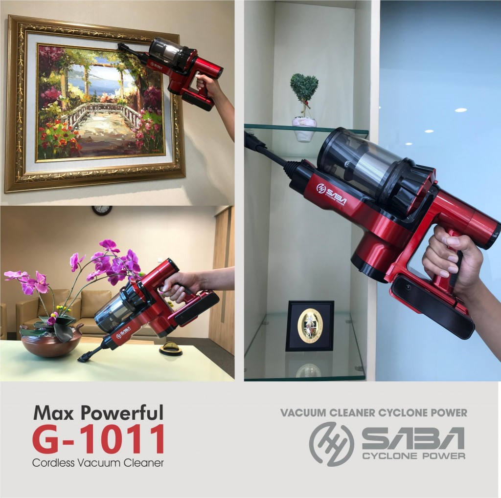 Saba Smart Living Cordless Vacuum Cleaner Cyclone Power G1011 Premium